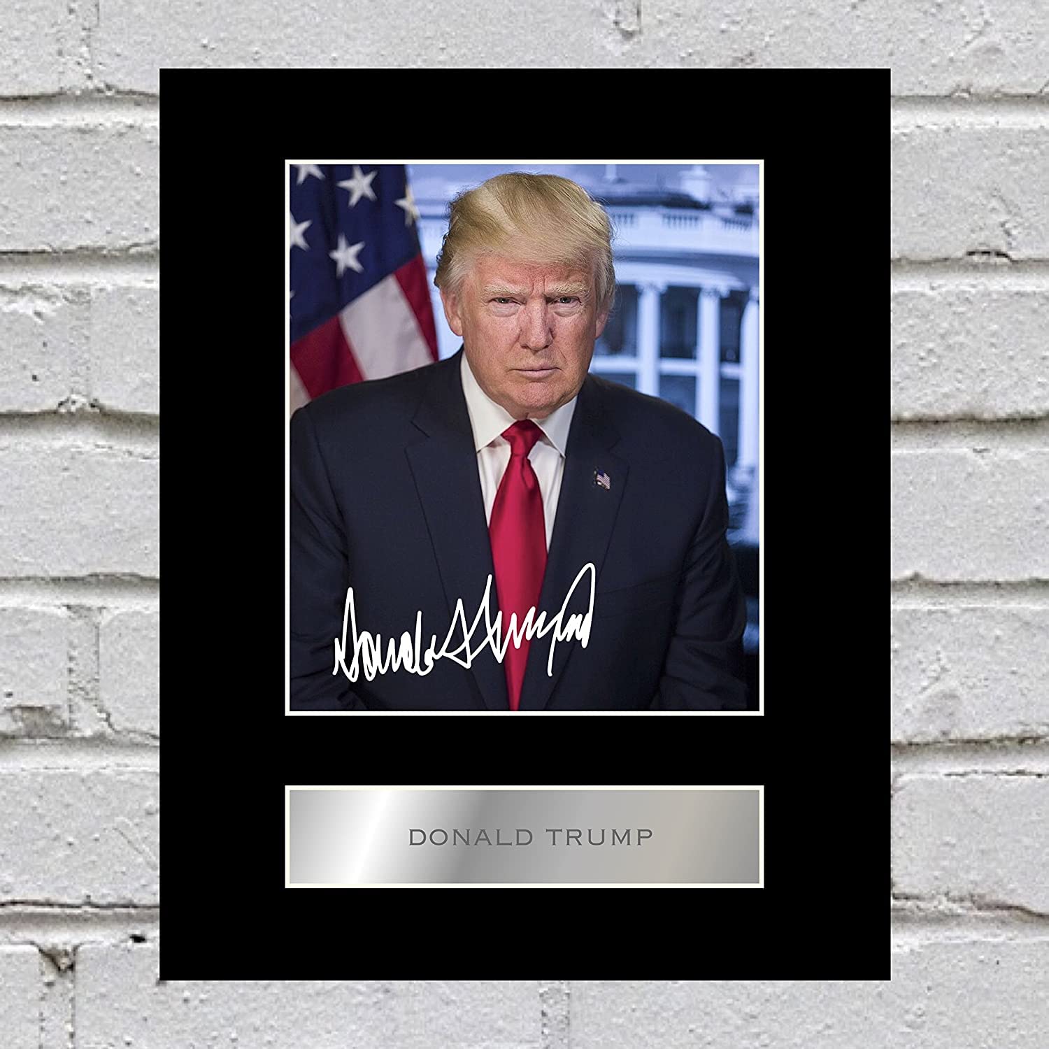 Amazon.co.jp: ドナルド・トランプ サイン入りマウント写真
